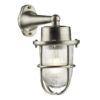 Harbour 1 Light Down Wall Light Nickel Ip64