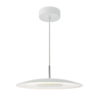 Enoch Pendant White Stainless Steel LED