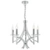 Lyon 5lt Pendant Polished Chrome & Crystal