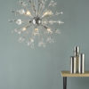 Exodus 8 Light Pendant Polished Chrome Crystal