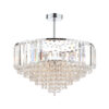 Vienna 5lt Semi Flush Crystal & Polished Chrome Laura Ashley