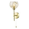 Cohen Wall Light Polished Gold Champagne Glass