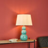 Mia Table Lamp Teal Ceramic Base Only