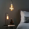 Kiefer Table Lamp Black & Antique Brass