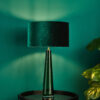 Samara Table Lamp Green Glass Base Only