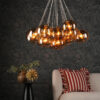 Apollo 19 Light Pendant Butter Brass Amber