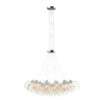 Apollo 19 Light Pendant Chrome Clear