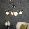 Cosmos 8 Light Horizontal Pendant In Chrome