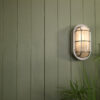 Admiral Large Oval Bulkhead Indoor & Outdoor Light Ip64 Nickel