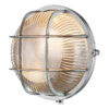 Admiral Round Wall Light Nickel Ip64