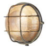 Admiral Round Bulkhead Indoor & Outdoor Wall Light Ip64 Antique Brass