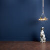 Apollo Seven Light Pendant In Butter Brass Complete With Clear Glass