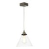 Aspen Single Pendant In Silver Birch Effect