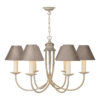 Bermuda 6 Light Pendant Cream Gold (Shades Sold Separately)