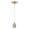 Duxford 1 Light Suspension In Butter Brass