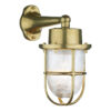 Harbour Outdoor Bulkhead Wall Light Brass Ip64