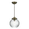 Henley Single Pendant In Antique Brass