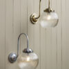 Henley Wall Light In Antique Brass