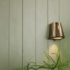 Strait Outdoor Wall Light Ip44 Antique Brass