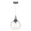 Teardrop 1 Light Pendant In Pewter