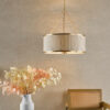 Fenella 5 Light Pendant Gold Leaf