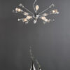 Kalyssa 10 Light Pendant Polished Chrome and Glass