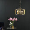 Myka 4 Light Pendant Brushed Bronze