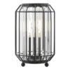 Naeva Table Lamp Matt Black and Crystal