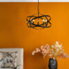 Nitya 5 Light Pendant Matt Black