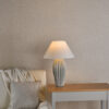 Rosario Table Lamp Grey Crackle Glaze Base Only