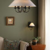 Sivan Wall Light Matt Black With Shade