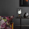 Tatum Table Lamp Matt Black and Smoked Glass