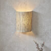 Longshore 1 Light Wall Natural Seagrass & Matt Black