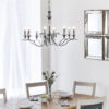 Kora 8 Light Pendant Chrome Plate