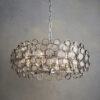 Marella 6 Light Pendant Bright Nickel Plate & Clear Glass