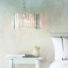 Hanna 5 Light Pendant Clear Crystal Glass & Chrome Plate