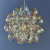 Infinity 1 Light Pendant Chrome Plate & Iridescent Glass