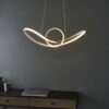 Paradox 1 Light Pendant Matt White Paint & White Acrylic