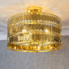 Eldora 3 Light Flush Gold Effect Plate