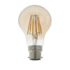 B22 Led Filament Gls 1 Light Accessory Amber Glass