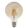 E27 Led Filament Globe 1 Light Accessory Amber Glass