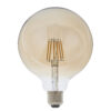 E27 Led Filament Globe 1 Light Accessory Amber Glass