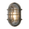 Admiral Outdoor Wall Light Antique Brass