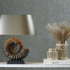 Ammonite Table Lamp In Bronze Sold Base Only