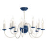 Bodkin 10 Light  Pendant Persian Blue / Coconut