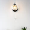 Elma Wall Light Polished Chrome & Glass