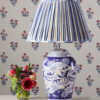 Fawkes Table Lamp Blue / White Base Only