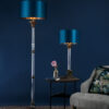 Imperial Floor Lamp Glass And Bronze Base Only