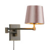 Muswell Wall Light Antique Brass Plug-in Wall Light