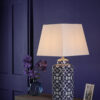 Mystic Table Lamp Blue And White Base Only